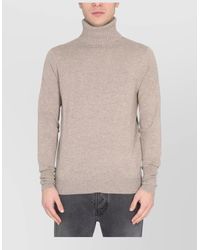 Ballantyne - Ribbed Turtleneck Sweater Long Sleeves - Lyst