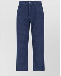 Vivienne Westwood - Straight Trousers With Textured Fabric And Pockets - Lyst
