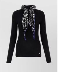 Burberry - Viscose Blend Sweater - Lyst