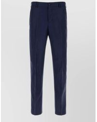 PT Torino - Wool Blend Michael Trousers Belt Loops Pockets - Lyst