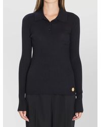 Dolce & Gabbana - Dolce&Gabbana Long-Sleeve Polo Shirt - Lyst
