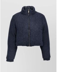 Thom Browne - Wool Herringbone Reversible Down Puffer Jacket - Lyst