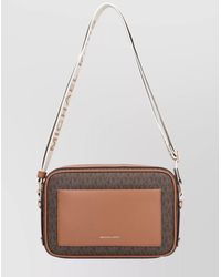 MICHAEL Michael Kors - Printed Canvas Crossbody Bag - Lyst