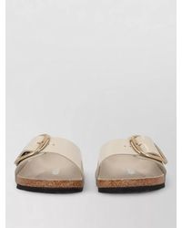 Birkenstock - Sandals Cork Sole Flat Large Buckle - Lyst