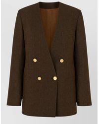 Alberta Ferretti - Double Breasted Jacket And Vest Buttons - Lyst