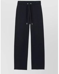 Ami Paris - Cotton Relaxed-Fit Wide-Leg Track Pants - Lyst