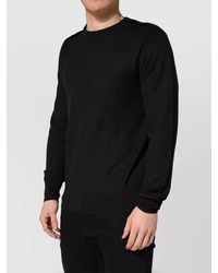 Dolce & Gabbana - Silk Long-Sleeve Crew-Neck Sweater - Lyst
