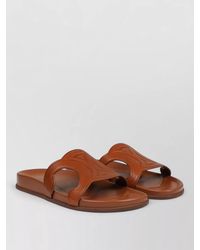 Celine - Leather Slides - Lyst