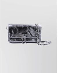 Zadig & Voltaire - Chain Strap Shoulder Bag With Embellished Detail - Lyst