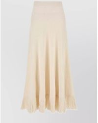 Bottega Veneta - Bouclé A-Line Skirt - Lyst