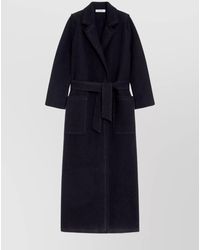 Max Mara - Cashmere Wool Felted-Knit Oversized Belted Coat - Lyst