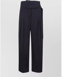Entire studios - Pinch Pants Pleated Design Side Stripe - Lyst