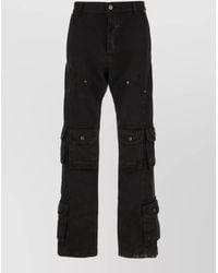 Off-White c/o Virgil Abloh - Denim Pants Belt Loops Cargo Straight Leg - Lyst