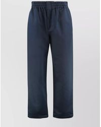 Bottega Veneta - Relaxed Wide-Leg Silk Cotton Trousers - Lyst
