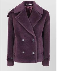 Tagliatore - Alpaca Virgin Wool Double Breasted Coat - Lyst