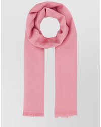 McQueen - Wool Blend Scarf - Lyst