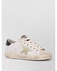 Golden Goose - Lace Up Sneakers Contrast Heel Tab Star - Lyst
