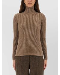Max Mara - Cashmere Ribbed Slim-Fit Turtleneck Sweater - Lyst