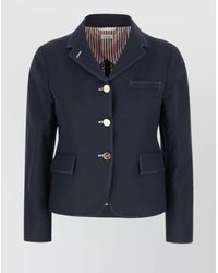 Thom Browne - Cotton And Linen Jacket - Lyst