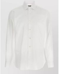 Barba Napoli - Cotton Shirt Button Down Collar Cuffs - Lyst