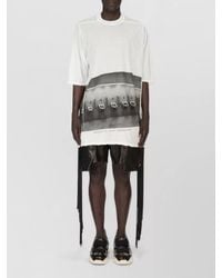 Rick Owens - Jumbo Crew Neck Graphic Oversized T Shirt - Lyst