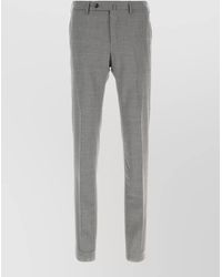 PT Torino - Stretch Cotton Chino Trousers Belt Loops - Lyst