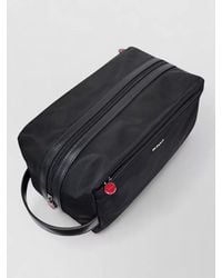 Kiton - Leather-Trim Toiletry Bag - Lyst