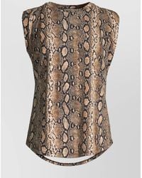 Michael Kors - Python-Print T-Shirt - Lyst