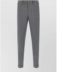 PT Torino - Master Tailored Trousers Front Crease Belt Loops - Lyst