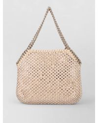 Stella McCartney - Falabella Mini Crystal Embellished Shoulder Bag - Lyst