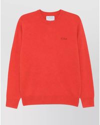 MC2 Saint Barth - Crew Neck Sweater Long Sleeves Ribbed Trims - Lyst