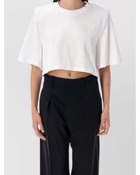 Isabel Marant - Cropped T-Shirt Short Sleeves - Lyst