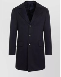 Kiton - Luca Cashmere Caban Coat With Side Pockets - Lyst