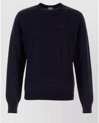 Loewe - Wool Blend Crew Neck Sweater Long Sleeves - Lyst