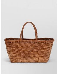 Dragon Diffusion - Mini Flat Gora Leather Beach Bag - Lyst