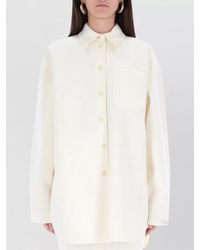Sportmax - Oversized Shirt Long Sleeves Chest Pocket - Lyst