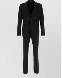 Prada - Wool Blend Suit Single Breasted Tailoring - Lyst
