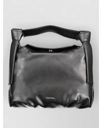 Calvin Klein - Knotted Top Handle Shoulder Bag - Lyst