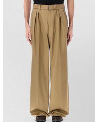 Dries Van Noten - Tailored Pleated Wide Leg Trousers - Lyst