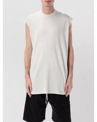 Rick Owens - Cotton Sleeveless Long Tank Top - Lyst