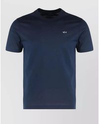Paul & Shark - Logo Cotton Crew Neck Short Sleeve T-Shirt - Lyst