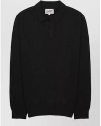 MC2 Saint Barth - Polo Collar Long Sleeve Knit Shirt - Lyst