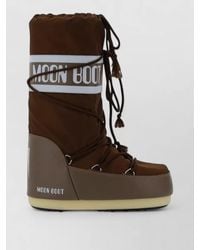 Moon Boot - Padded Knee High Boots Platform Sole - Lyst