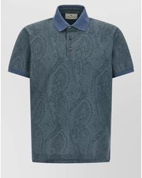 Etro - Cotton Regular-Fit Polo Shirt - Lyst
