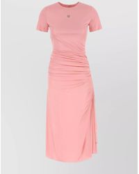 Givenchy - Viscose Midi Dress - Lyst