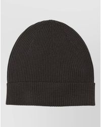 Rick Owens - Ribbed Beanie Stretch Fit Design - Lyst