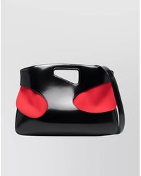 Ferragamo - Leather Cutout Shoulder Bag - Lyst
