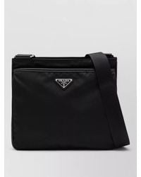 Prada - Shoulder Bag Adjustable Leather Strap Design - Lyst
