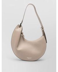 Emporio Armani - Medium Leather Hobo Bag Adjustable Strap - Lyst