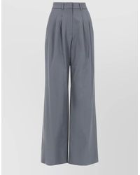PT Torino - High Waist Pleated Wide Leg Trousers - Lyst